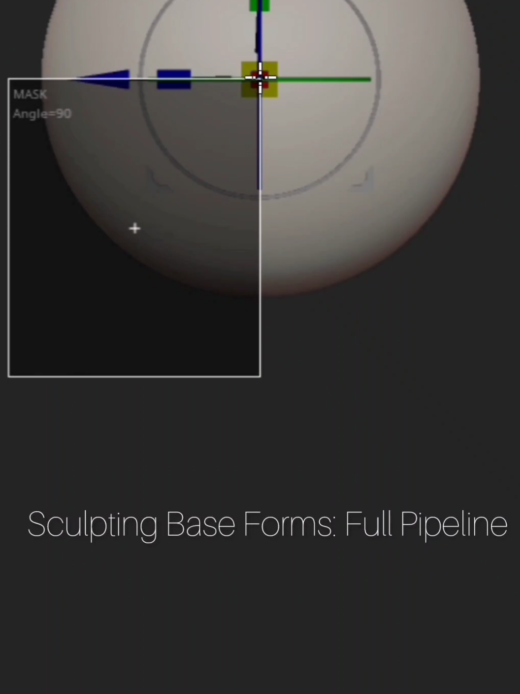 Sculpting Base Forms: Full Pipeline #zbrush #3d #concept #sculpt 
