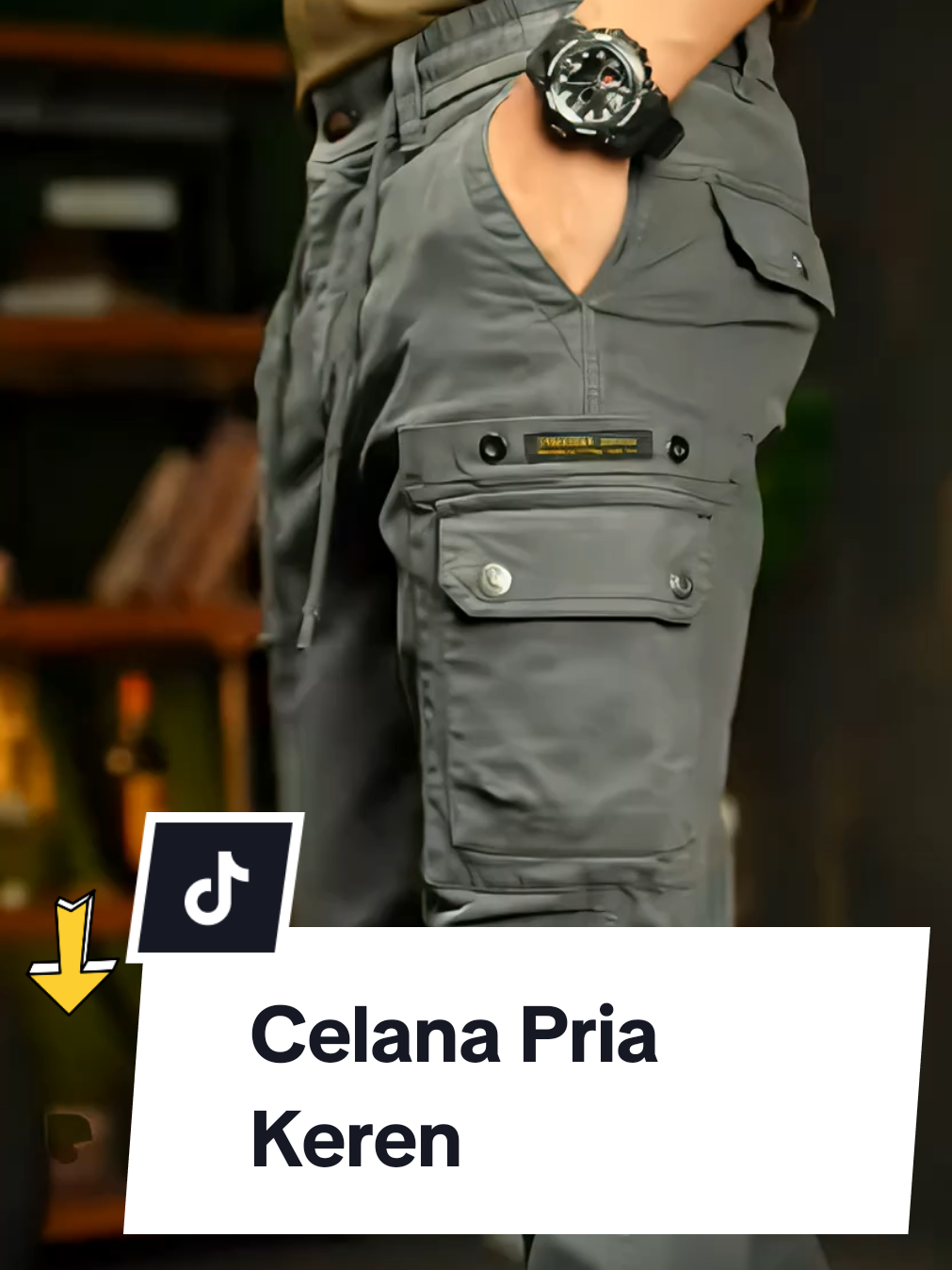 Celana Pria Keren,Tampilan Elegan dgn Bahan Katun,MantaB #celanapria #celanacargopria #celanapanjangpria 