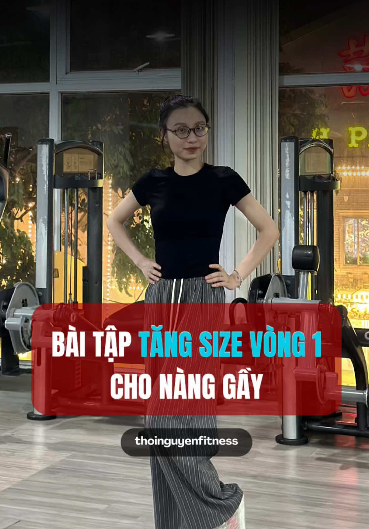 Bài tập cơ ngực giúp tăng sz V1 cho nàng gầy #thoinguyenfitness #tangcan #dinhduongtangcan #NVNM #TNK5 