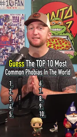 Top 10 Most Common Phobias In The World! #fyp #phobia #scary #snakes #spiders #top10 