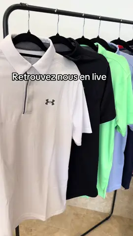 Nous avons reçu le nouveau stock de polo Under Armour 🔥#new #pourtoi #fyp #underarmour #sport 