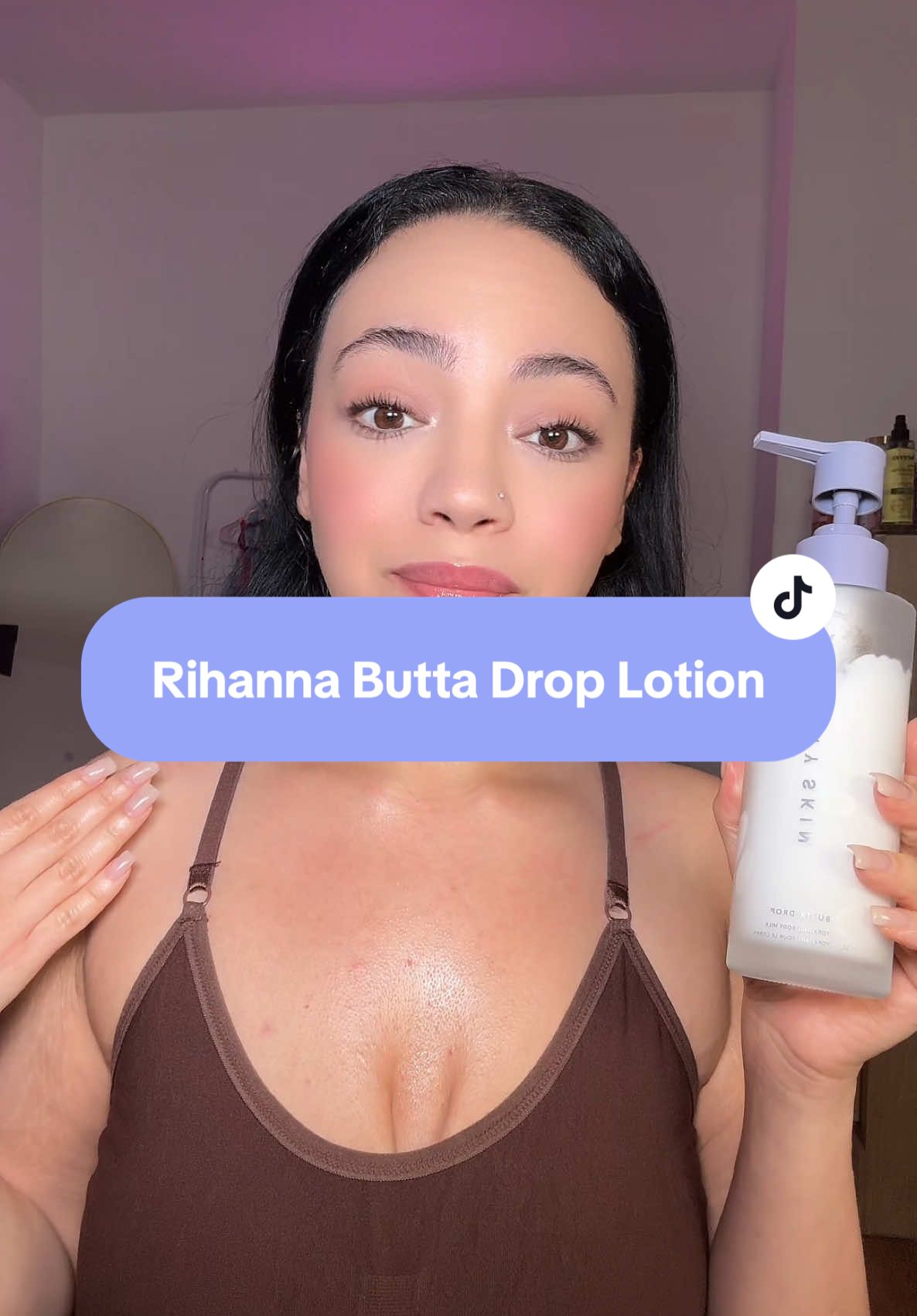 Rihanna said hydrated but make it luxury 💅 This Butta Drop is body care GOLD #fentyskin #buttadrop #glowingskin #bodycare #rihannaskin @Fenty Skin 