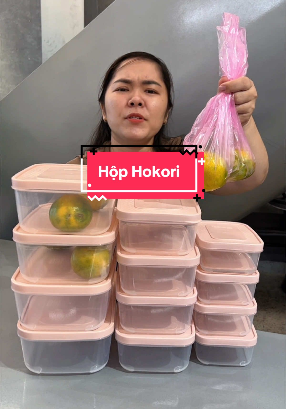 Hộp nhựa đựng thực phẩm tủ lạnh Hokori tiện lợi nè#hopdungthucpham #hopdungthucphamtulanh #hokori #dungdanda7 