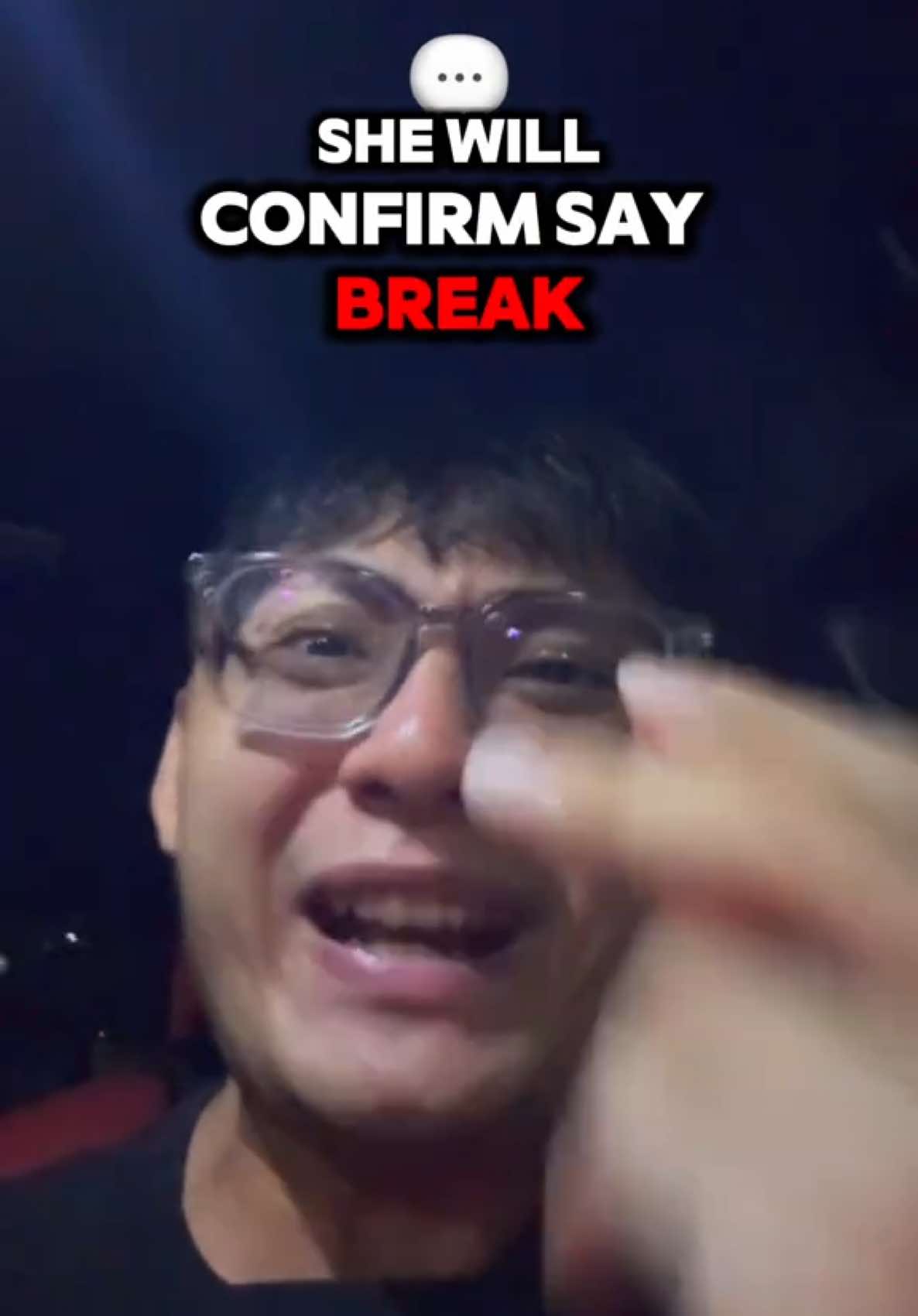 Knn I had enough of my girlfriend always say break up to me when she angry… #tiktoksg #benwhoah #fyp 