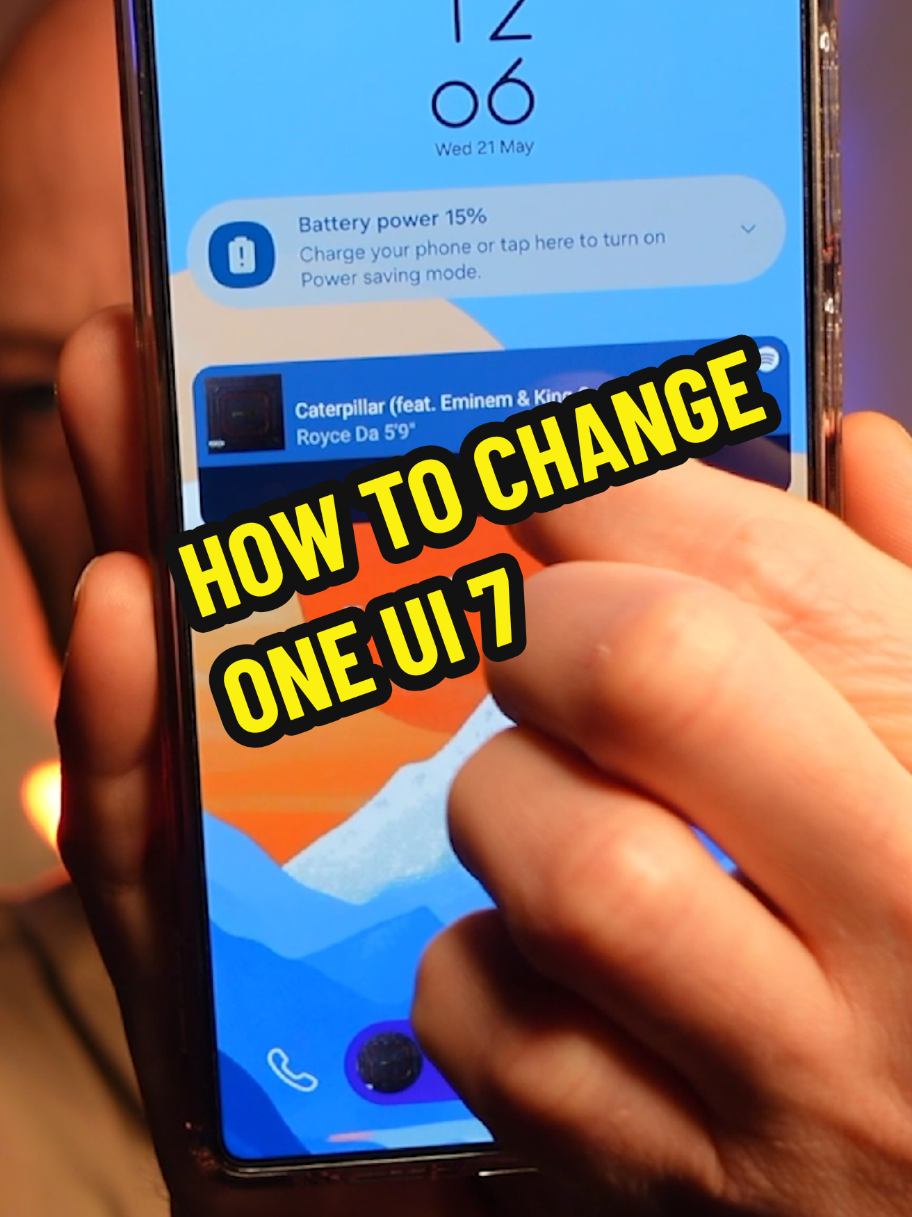 Want to Change One UI 7? #techtips #tech #tips #samsung 