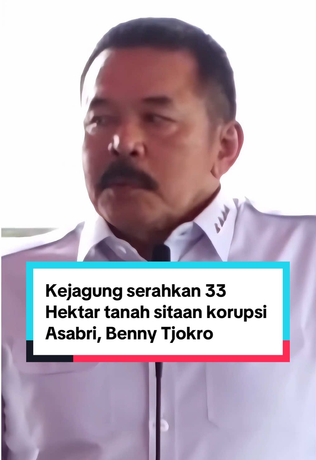 Kejaksaan Agung serahkan 33 hektar luas tanah kepada Menteri Pertanian untuk di manfaatkan para petani, hasil sitaan aset korupsi Asabri yang dilakukan Benny Tjokro #fyp #fypage #stburhanuddin #petani #asabri #korupsi #maoinfoindonesia #bennytjokro #bumn #viral #loyalitaskejagung #bagimunegeri #tiktokpelitfyp #xyzbca 