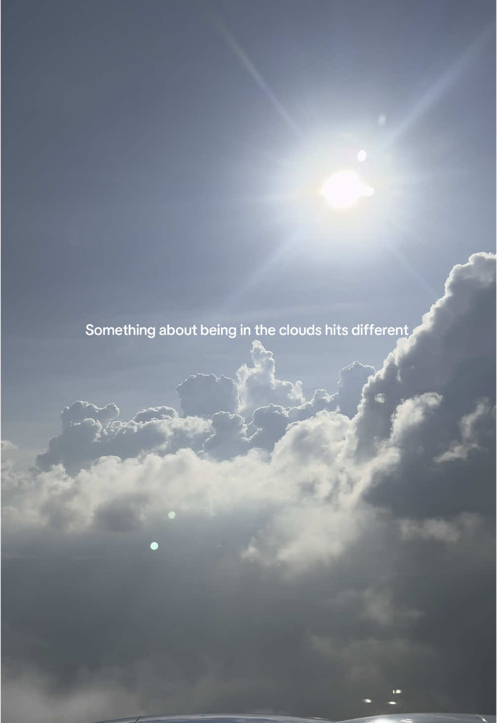 Up in the clouds hits different… It’s giving peaceful, prayed up, and perfectly placed by God. Anyone else feel the same?  #christiantiktok #godisgood #ChristianMoms #worship 