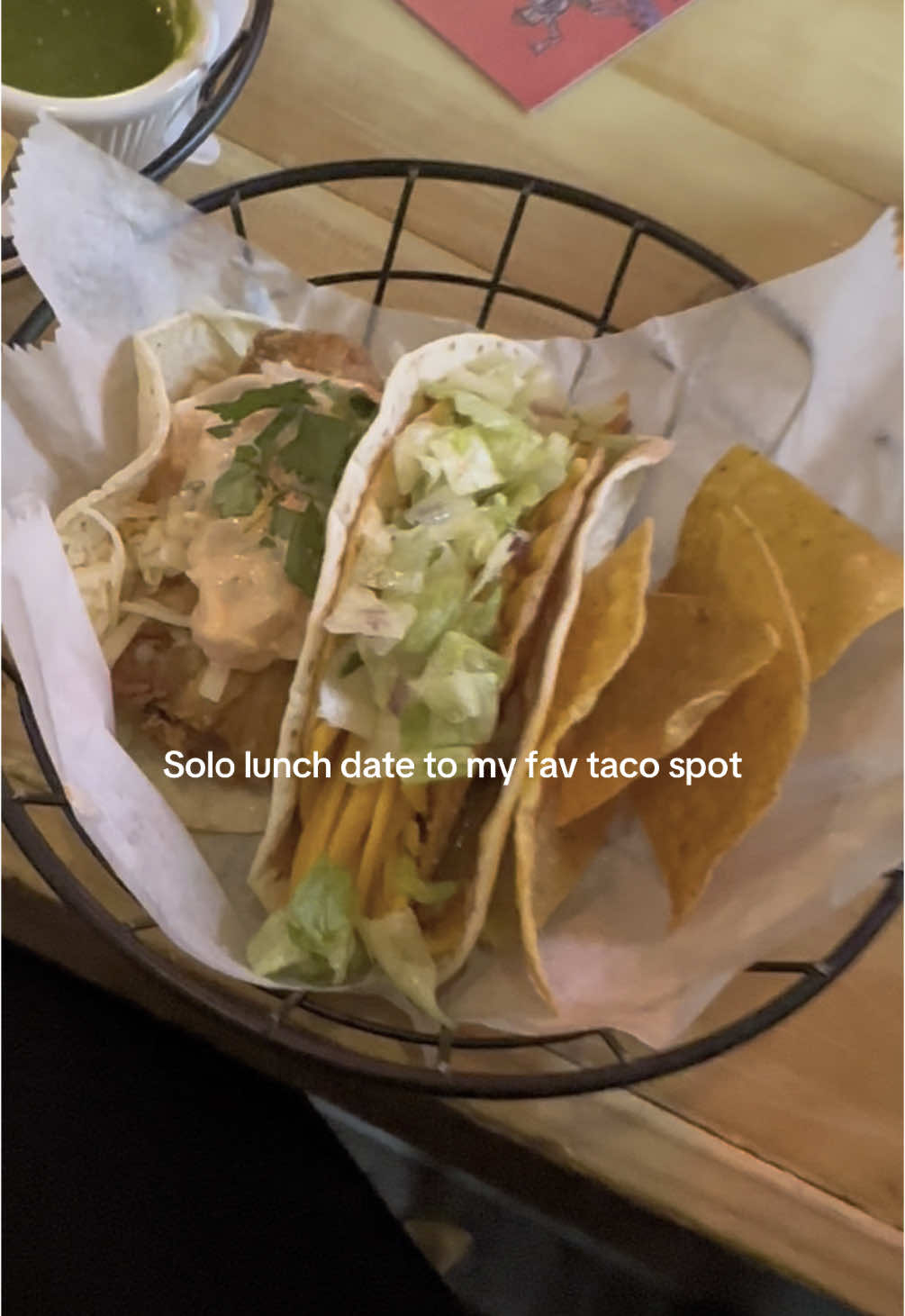 Sometimes all you can do is be kind to yourself and eat good food 🥰 #healing #SelfCare #solo #tacos 