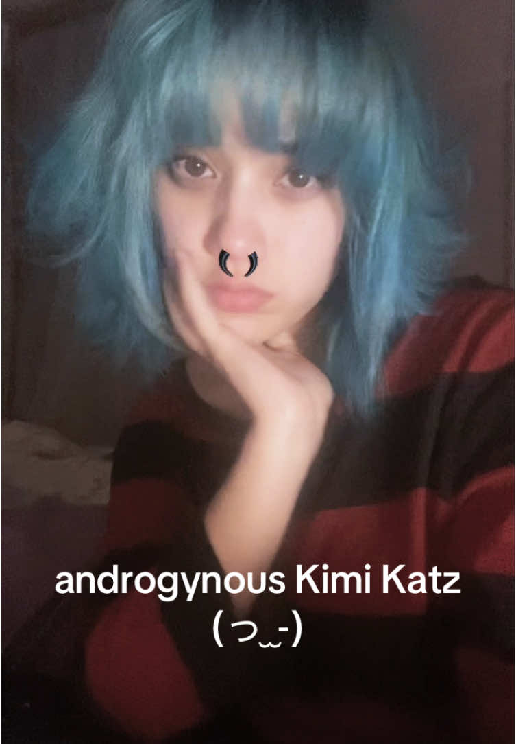 I wanna stretch my septum n get a bunch of piercings next year, I got it all planned out butttt have some things I havw 2 do first rhat involve mah face b4 I gwt poercings so they dont get infexted n I d13 bleh #egirl #altgirl #altboy #androgynous #blue hair #cosplayer #emo #fyp #fypシ゚ #creepypasta 