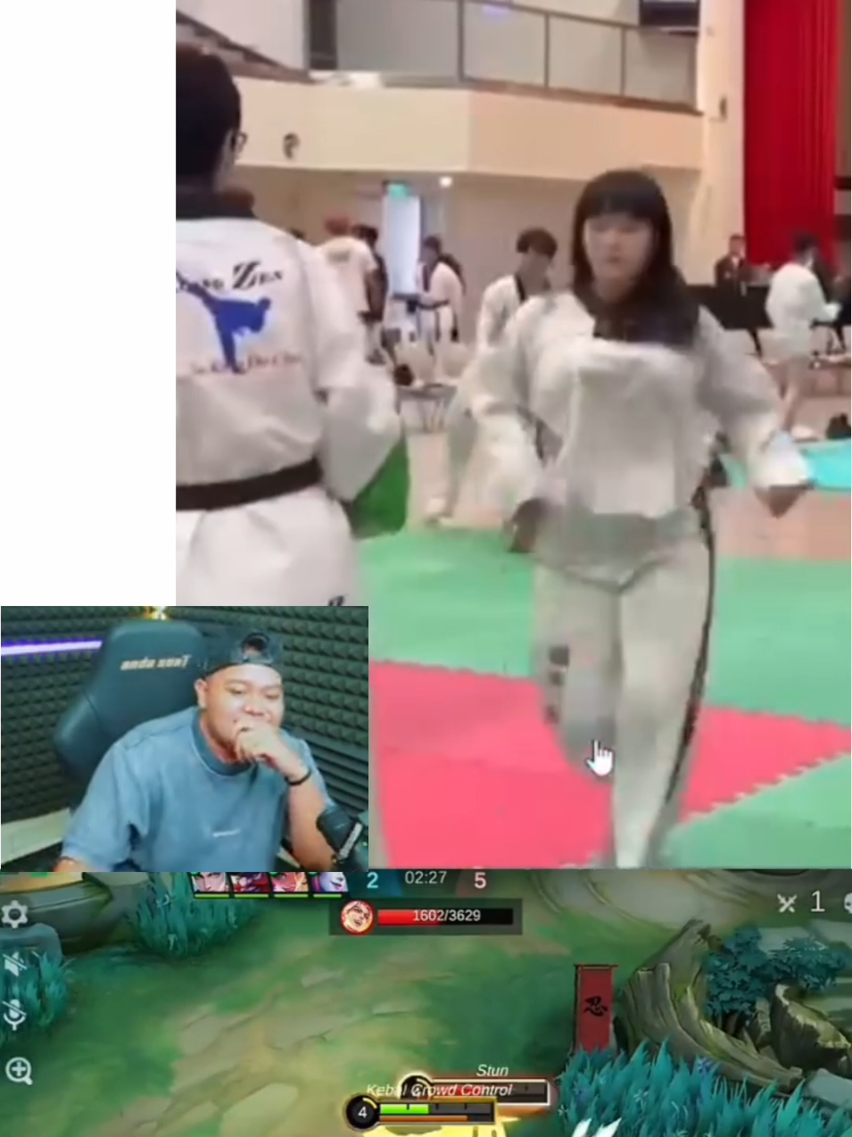 latihan Karate🤣🤣 #karate #beladiri #reactionvideo #meme #yourdudh #yourdudhreaction #react #MLBBxNARUTO #MLBB #MobileLegendsBangBang 