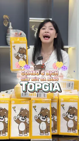 Giấy rút Gấu trúc Topgia - Giá shock không thể tin được #topgia #topgiahn #giayrutday #xuhuong  
