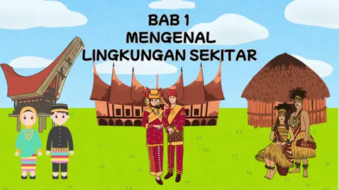 #materi ajar pkn bab 1 Mengenal lingkunagan sekitar 