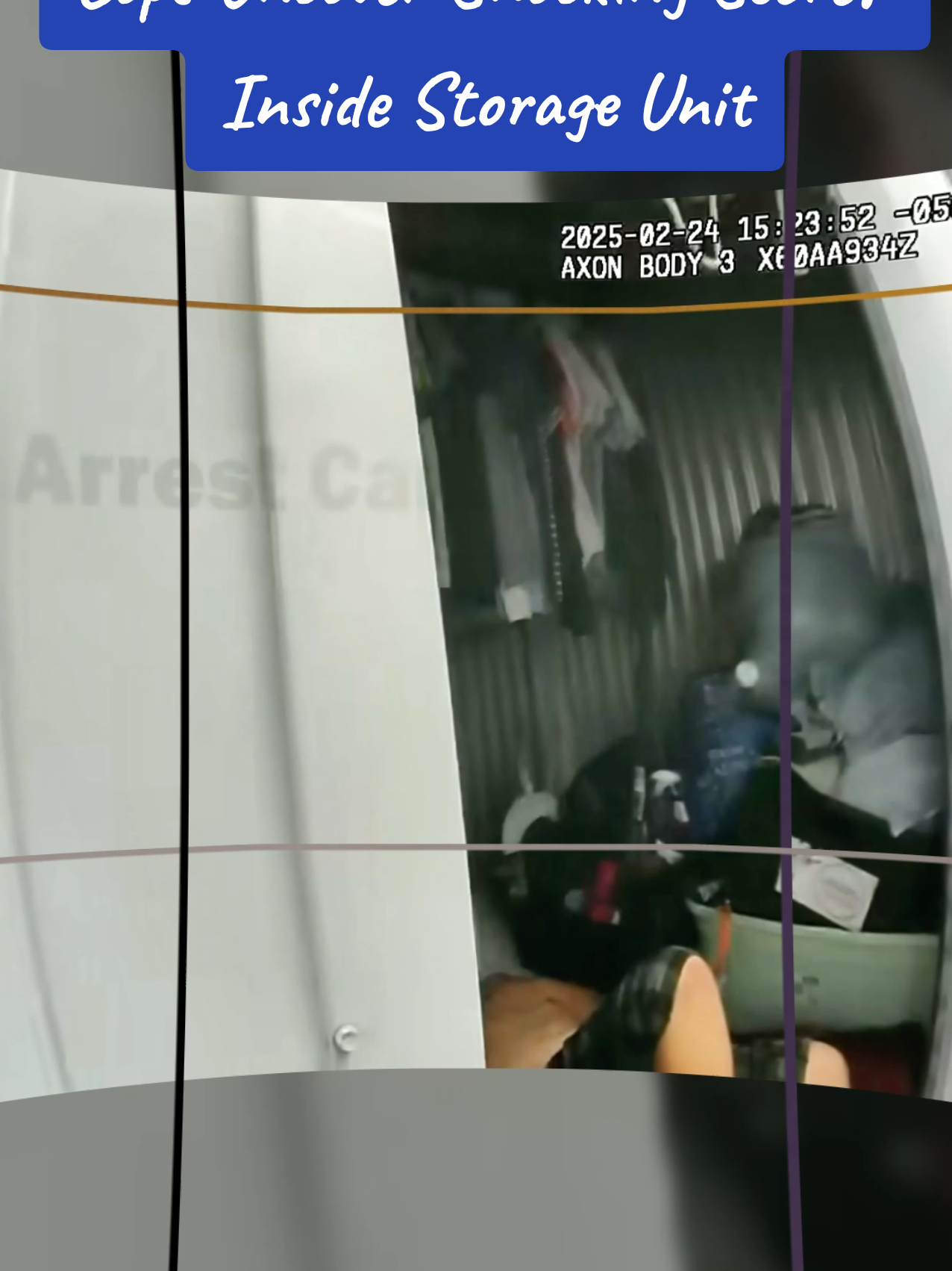 Cops Uncover Shocking Secret Inside Storage Unit #cops #copsoftiktok 