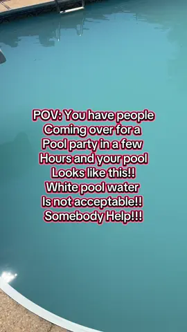 This is not good!!  #poolparty #poolproblems #fyp #viralvideo #Summer 
