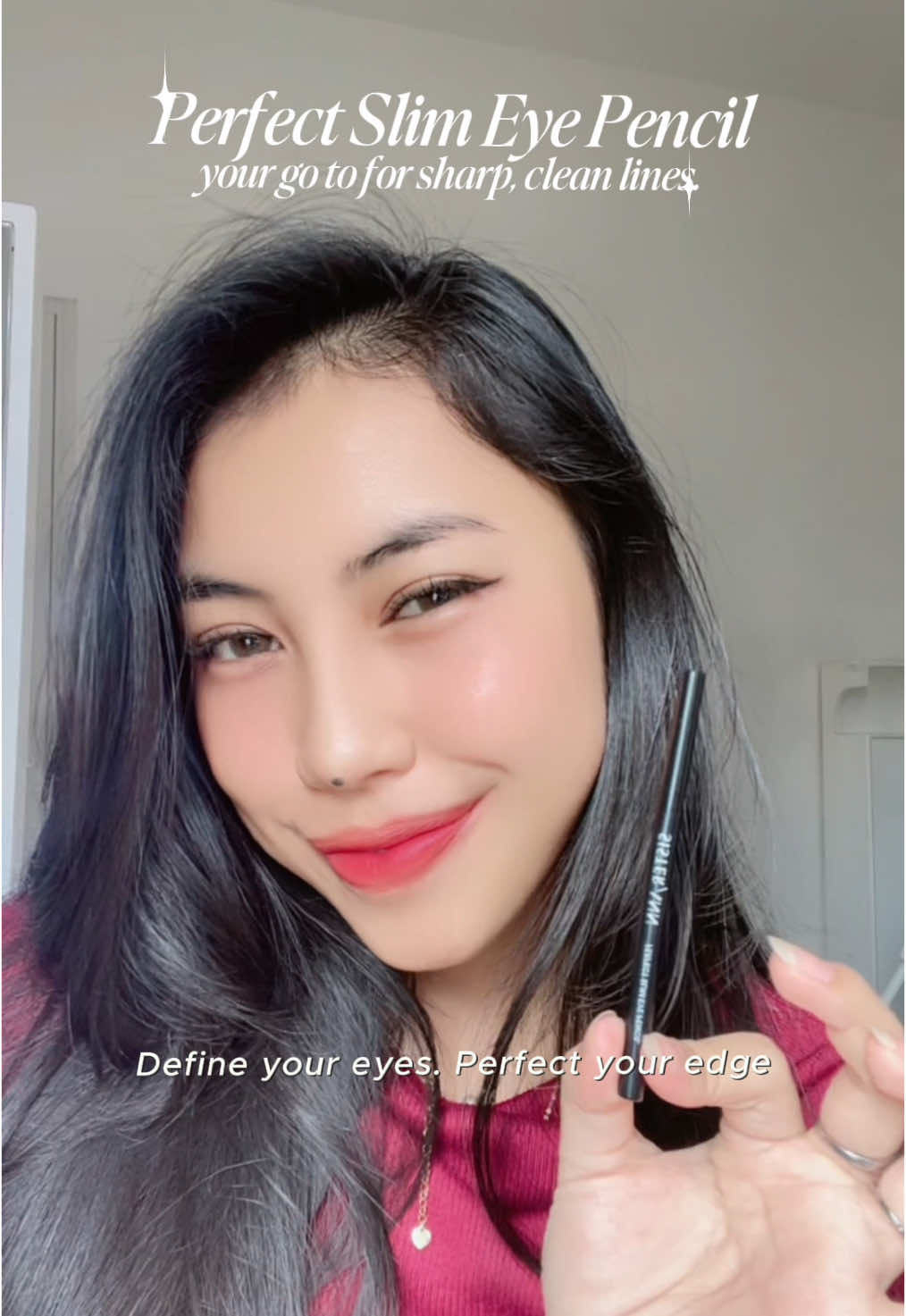 perfect slim eye pencil dari sister ann kesayangan akuuu #sisnterann#sisterannid #eyepencil #eyepencil #makeup #trend #viral #smudgeproof #beautytokid 