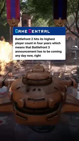 if you've seen a game central comments section lately, you'll know that the people are clamouring for battlefront 3 and nowhere is that reflected more than in the battlefront 2 player numbers - they've hit their highest level in four years over on steam, peaking at almost 10,000 concurrect players, so come on ea and give the audience what they want already #battlefront2 #starwarstiktok #jedi #sith #ea #gaming