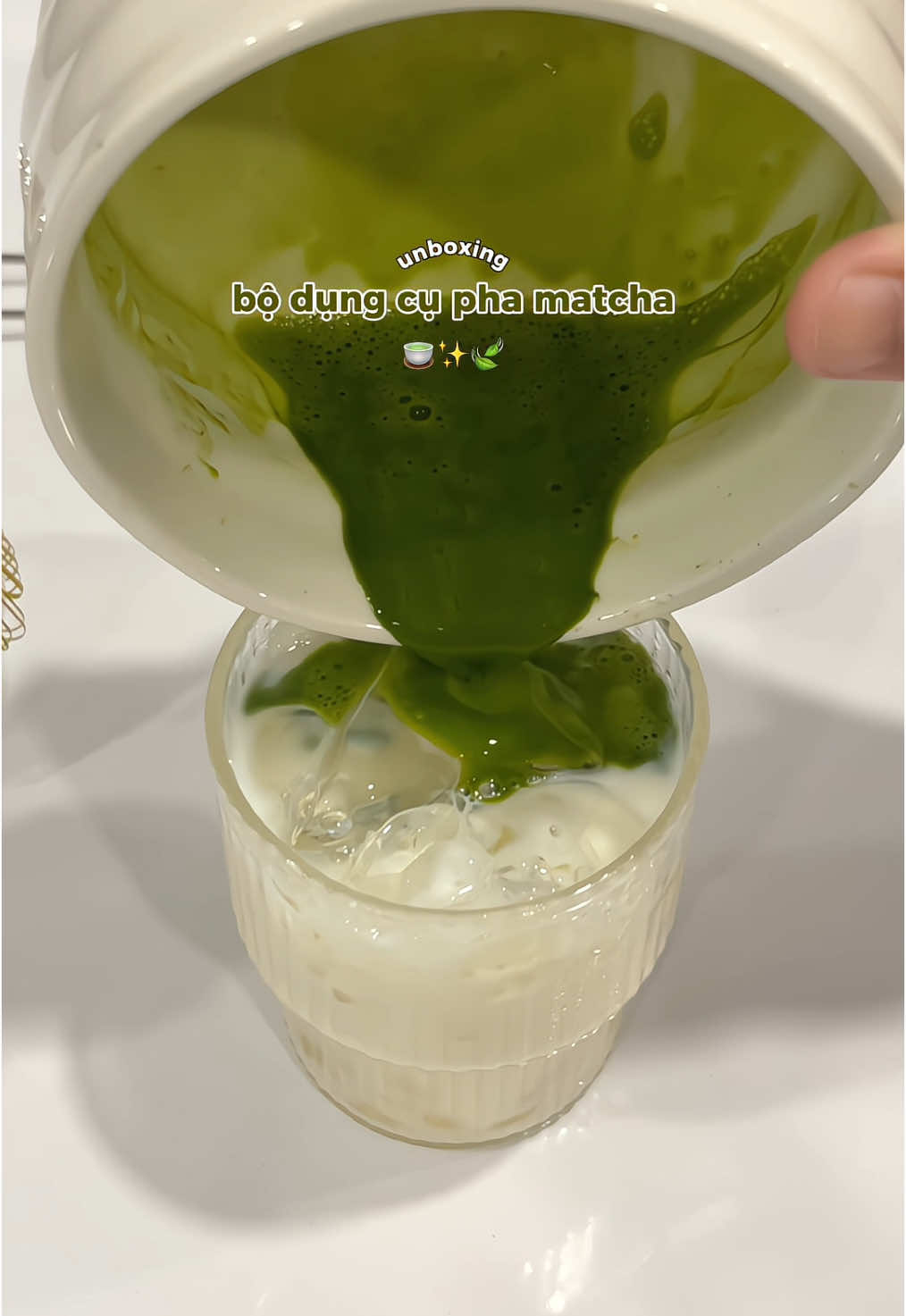 bà nào thích uống matcha mỗi ngày thì sắm liền 1 bộ đi nè , siu xịn lun🍵✨#bodungcuphamatcha #unboxing #matchalatte #phache #trending #nghile2009 #muataitiktok #review 