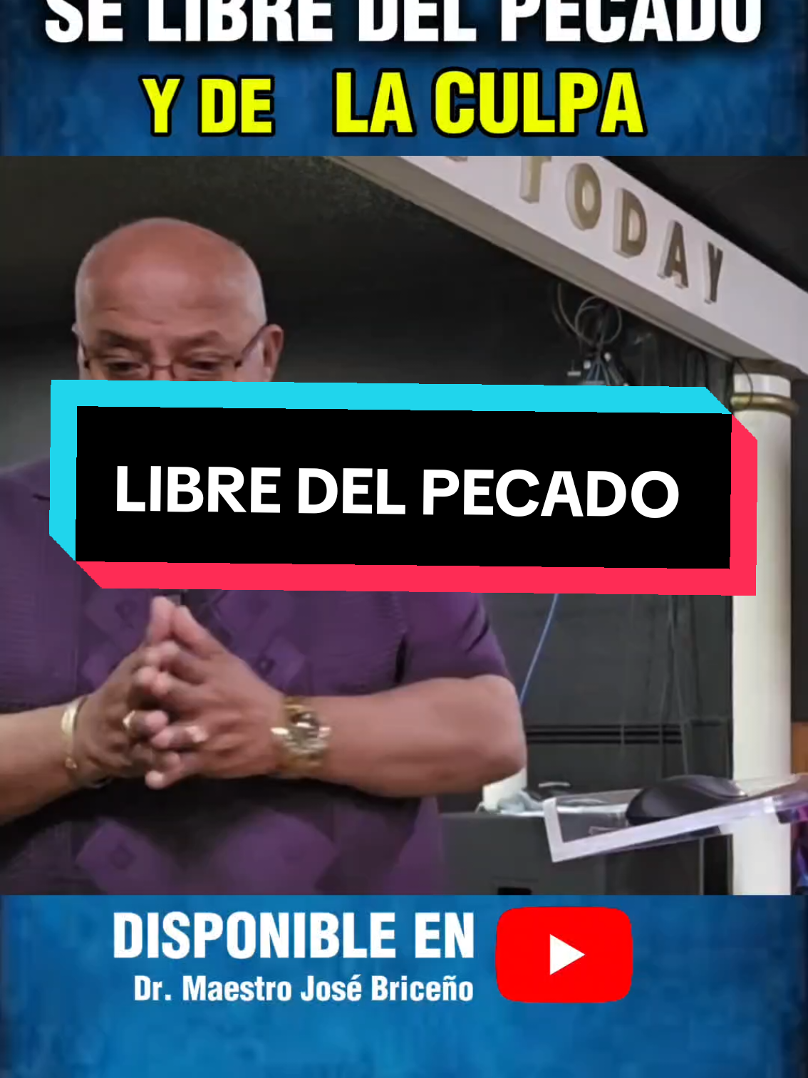 Se libre del pecado y de la culpa #maestrojosebriceño #maestrobriceño #temor #ansiedad #depresion #jesus #Dios #espiritusanto #pecado 