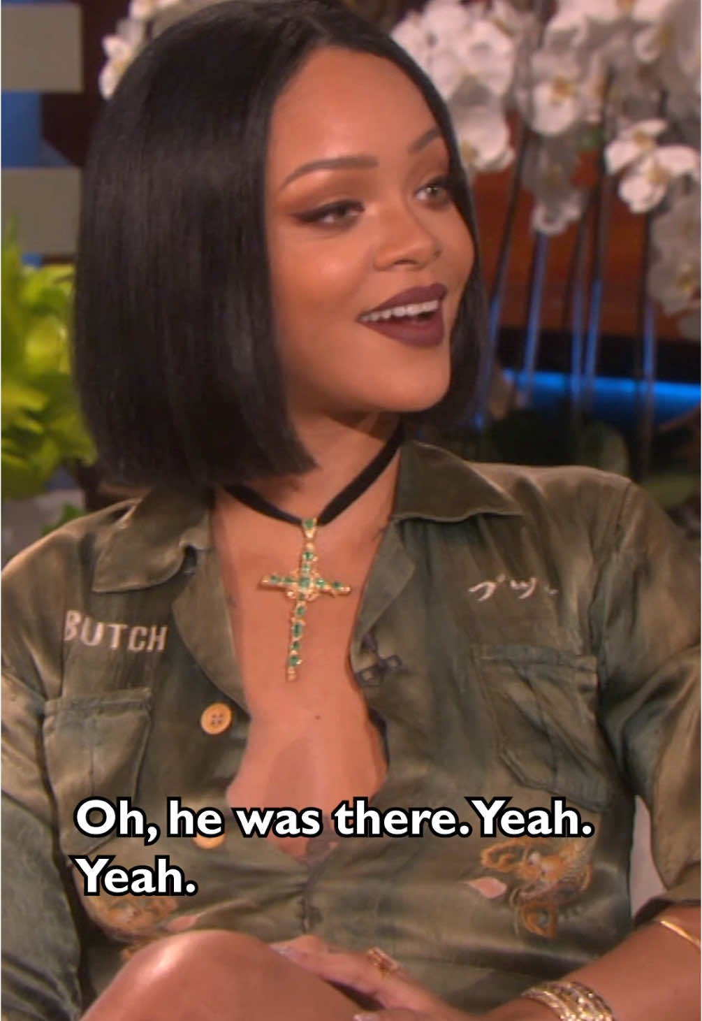 @Rihanna’s go-to karaoke song. 🎤 #theellenshow #rihanna #karaoke #flashbackfriday #tbt 