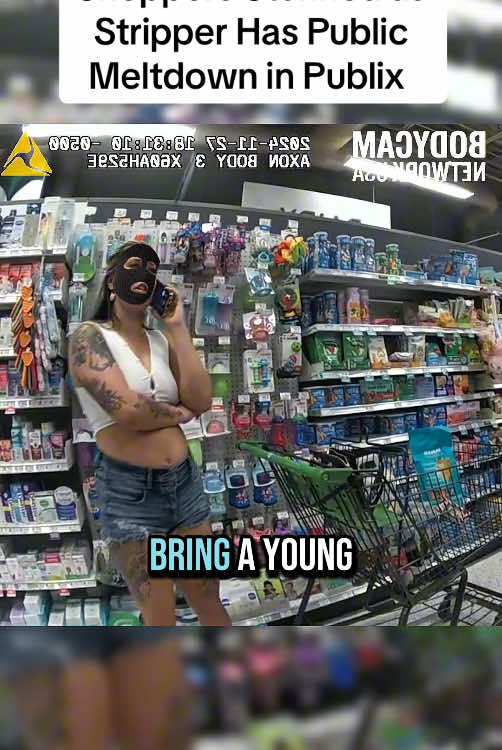 Shoppers Stunned as Stripper Has Public Meltdown in Publix  #cops #police #bodycam 