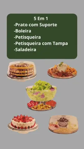 Essa não é só uma boleira… 🍰 Ela vira petisqueira, porta-doces, tampa e até bandeja! 5 em 1 pra servir bonito e com praticidade! 👀 #Boleira5em1 #achadoshopee  #cozinhaprática #dicaútil  #casaorganizada  #utensíliocriativo 