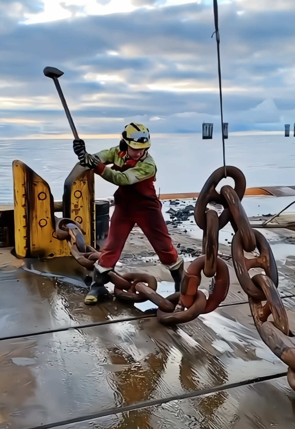 Part 6 | Anchor Dropping in the North Sea.⚓️😨 #northsea #bigwaves🌊 #dangerous #northsea #scary #jobs #foryoupage #viral #foryou #foryoupage #viral #fypシ 
