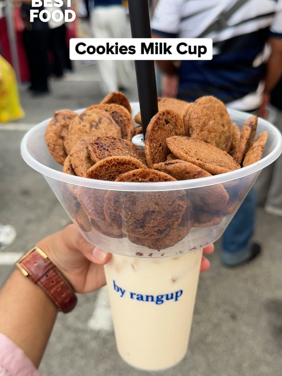 Cookies Milk Cup 🍪🥛 📍By Rangup @ Central Market Kuala Lumpur.  🗓️24th-26th May 2025; 10am-10pm  (@by.rangup for further stall opening updates) 🎥 @amirahfoodie 