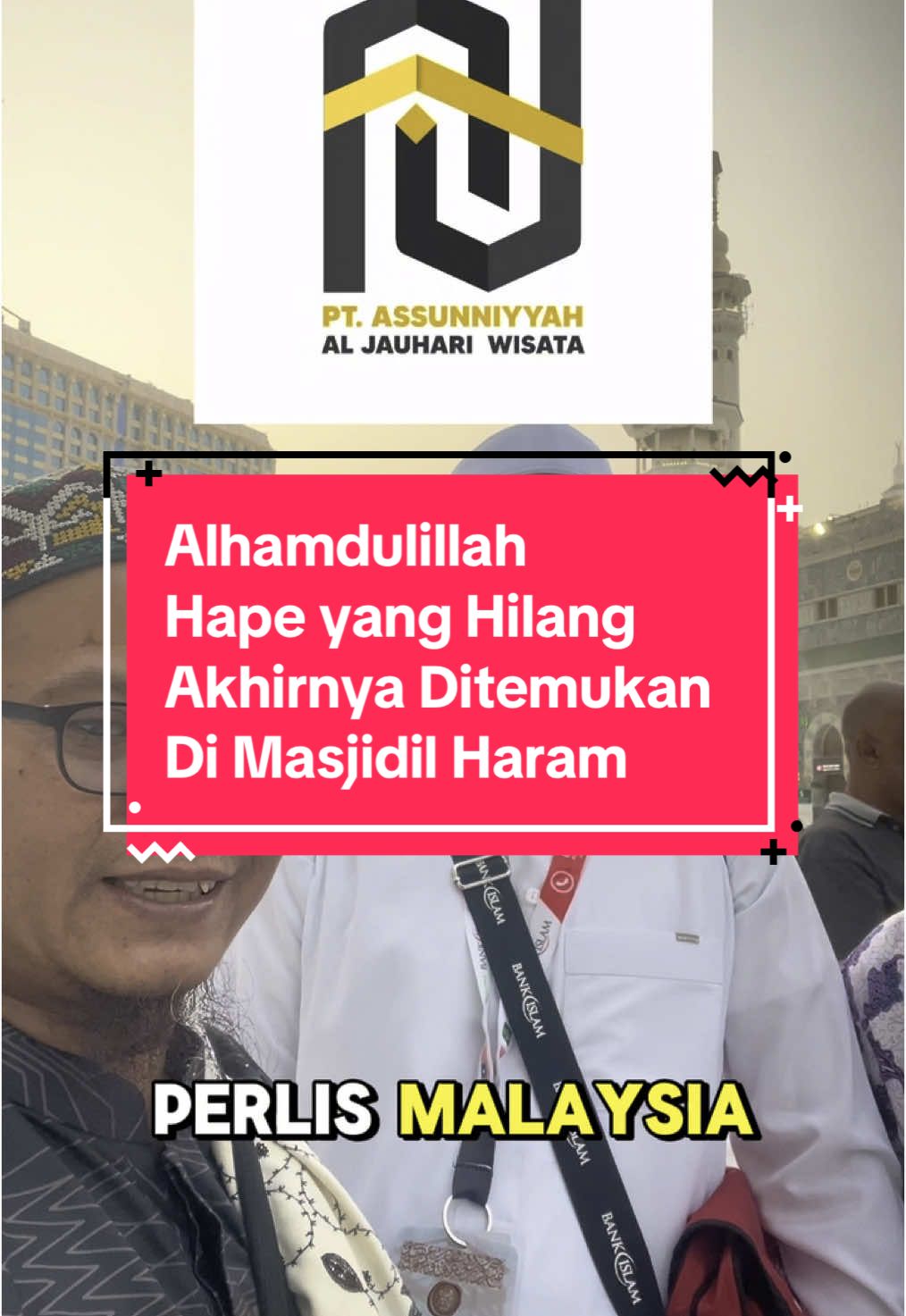 Alhamdulillah hape milik Mbah Sunoko yang hilang di kawasan Masjidil Haram telah ditemukan #haji2025 #haji2025🤲🏻🕋 #hajimabrur #masjidilharam #haramainsharifain #kbihuassunniyyah #assunniyyahaljauharikeren 