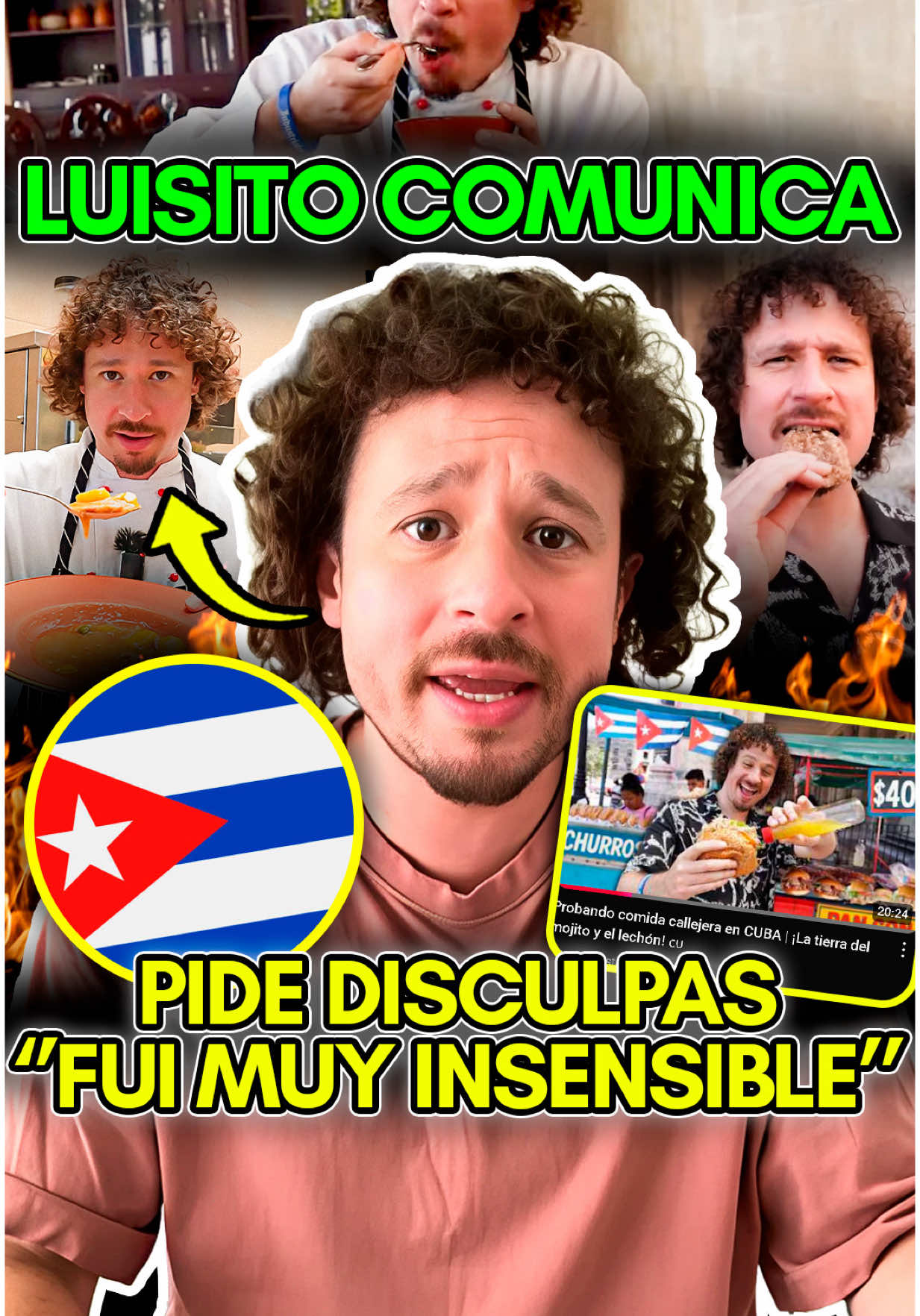 Luisito Comunica pide perdón por video sobre Cuba; “sólo quería enaltecer la gastronomía” El youtuber protagonizó una polémica por su más reciente video en la isla disfrutando de la comida #luisito #luisitocomunica #cuba #comida #noticias 