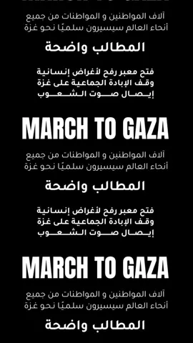 #marchtogaza #egypt #palestine #rafah #westbank #food #trucks #medical #humanitarianaid #humanity #arab #latinos  IG: @marchtogaza.latinos