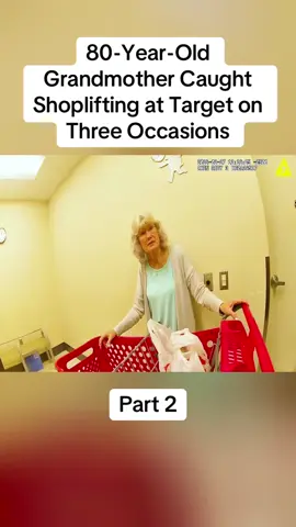 Part 2: 80-Year-Old Grandmother Caught Shoplifting at Target on Three Occasions #cops #copsoftiktok #police #policeofficer #bodycam #crime #truecrime #truestory #foryou #fyp 