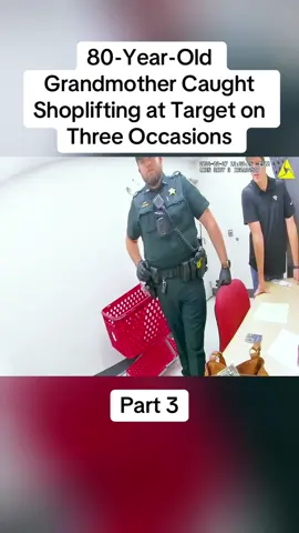 Part 3: 80-Year-Old Grandmother Caught Shoplifting at Target on Three Occasions #cops #copsoftiktok #police #policeofficer #bodycam #crime #truecrime #truestory #foryou #fyp 