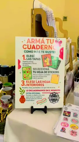 Arma tu cuaderno como más te guste 😍🤗 En Anastasia artesanías puedes armar tu cuaderno como más te guste…  *Elige la tapa 📒 *selecciona tu hoja de stickers  *elige las hojas internas  Lo encuadernamos en el momento 📚📖📓🙌🏼 #Artesanias #cuadernos #Creaciones #artesanal #sticker 
