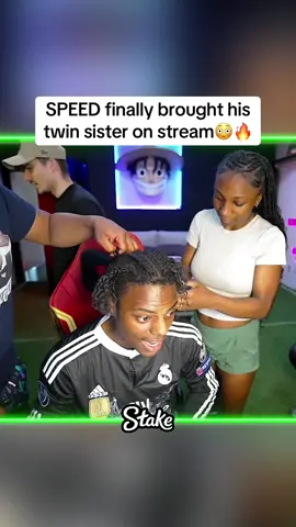 SPEED finally brought his twin sister on stream😳🔥 #Ishowspeed #speed #fyp #foryou #foryoupage #viral #ishowspeedclips ishowspeed #fifa #Soccer #football #worldcup fifa world cup fifa president football 