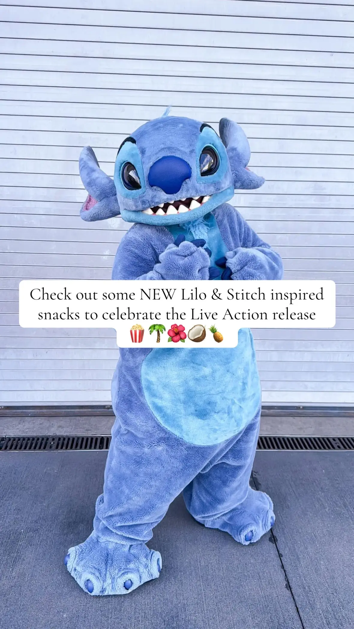 STITCH SNACK ALERT!💙🌀 If you're headed to Disney’s Hollywood Studios, don’t miss these out-of-this-worldLilo & Stitch-inspired treats: 🥤 Cute & Fluffy Shake – $9.79 📍 Dockside Diner A dreamy coconut-vanilla shake swirled with vibrant ube-marshmallow cream — as good as it looks, and 100% Stitch-approved!  🍹 Hawaiian Roller Coaster Ride Drink – $5.49 📍 Fairfax Fare White cranberry + DOLE pineapple juice + blue curacao syrup = fruity perfection topped with a tropical flower 🌺 (non-alcoholic!) 🍮 Experiment 626 Pudding – $5.29 📍 ABC Commissary A fun and flavorful dessert that's as mischievous as Stitch himself 👽 These treats won’t last forever — grab them while you can!  🎶 Warning: may cause spontaneous singing of 