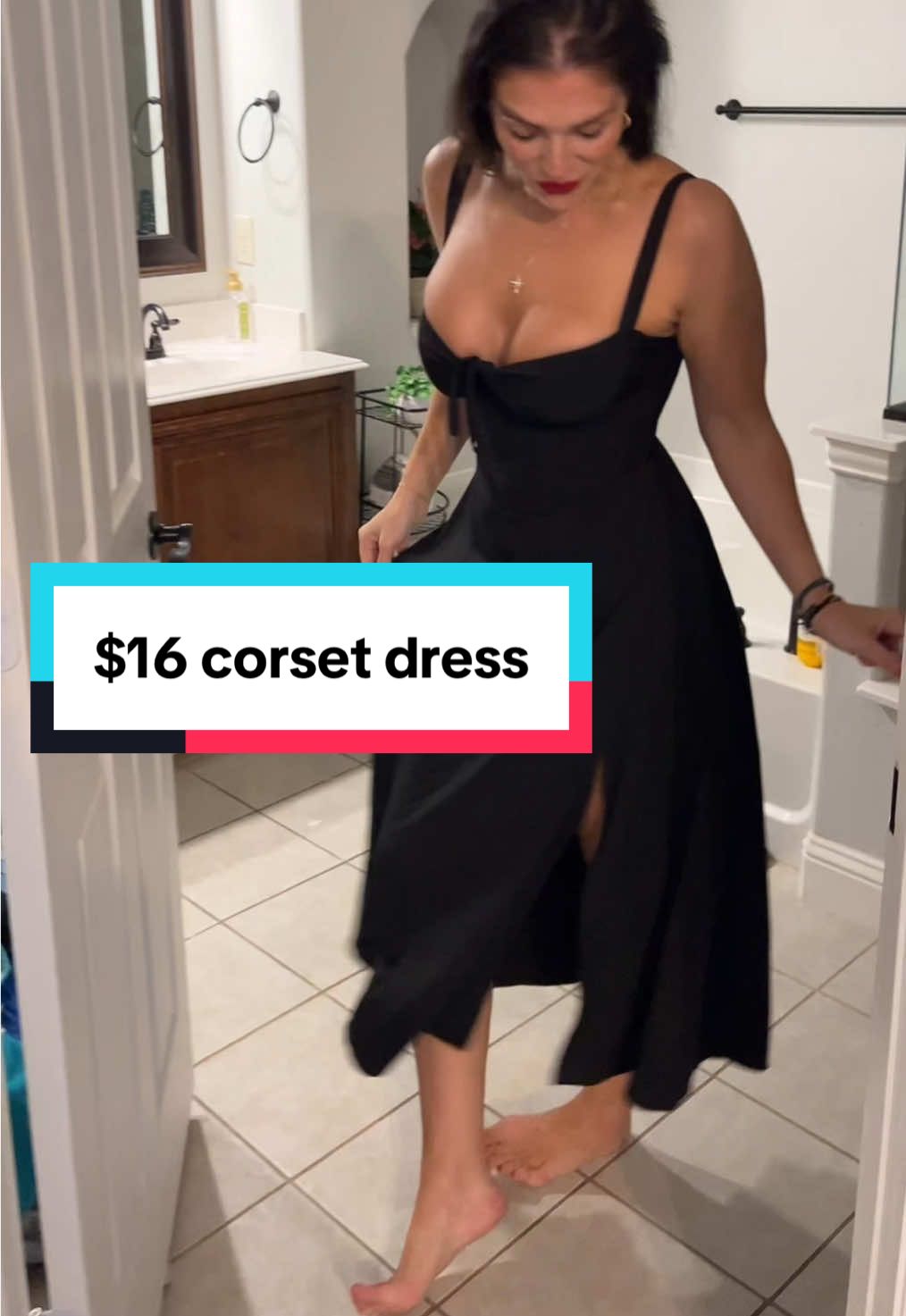 Replying to @Stephanie Carter1009 snatching corset dress for under $20 #dresses #Dress #outfits #milkmaiddress #SummerFashion #tiktokshopcreatorpicks @Partheafashion 