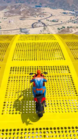 GTA 5 SPIDER-MAN BIKE JUMP #animation #marvel #viral #cartoon #kidsoftiktok #kids #cartoonkidsvideos #cartoon #cartoonsfunnyvideo #cartoontiktokvideos #cartoonforkids