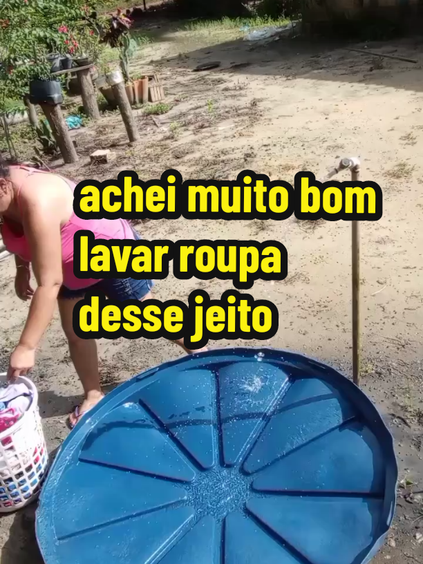 esse foi o jeito melhor que eu achei para lavar roupa #videoviraltiktok #fyou #RegistroDeVida 