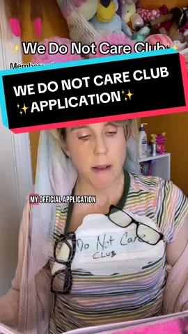 @justbeingmelani I volunteer to head up the LA CHAPTER of the WDNC club🤘Please accept this as my application ❤️ #wdnc #wedonotcare #perimenopause #menopause #genx #genxmom #menopausesupport 