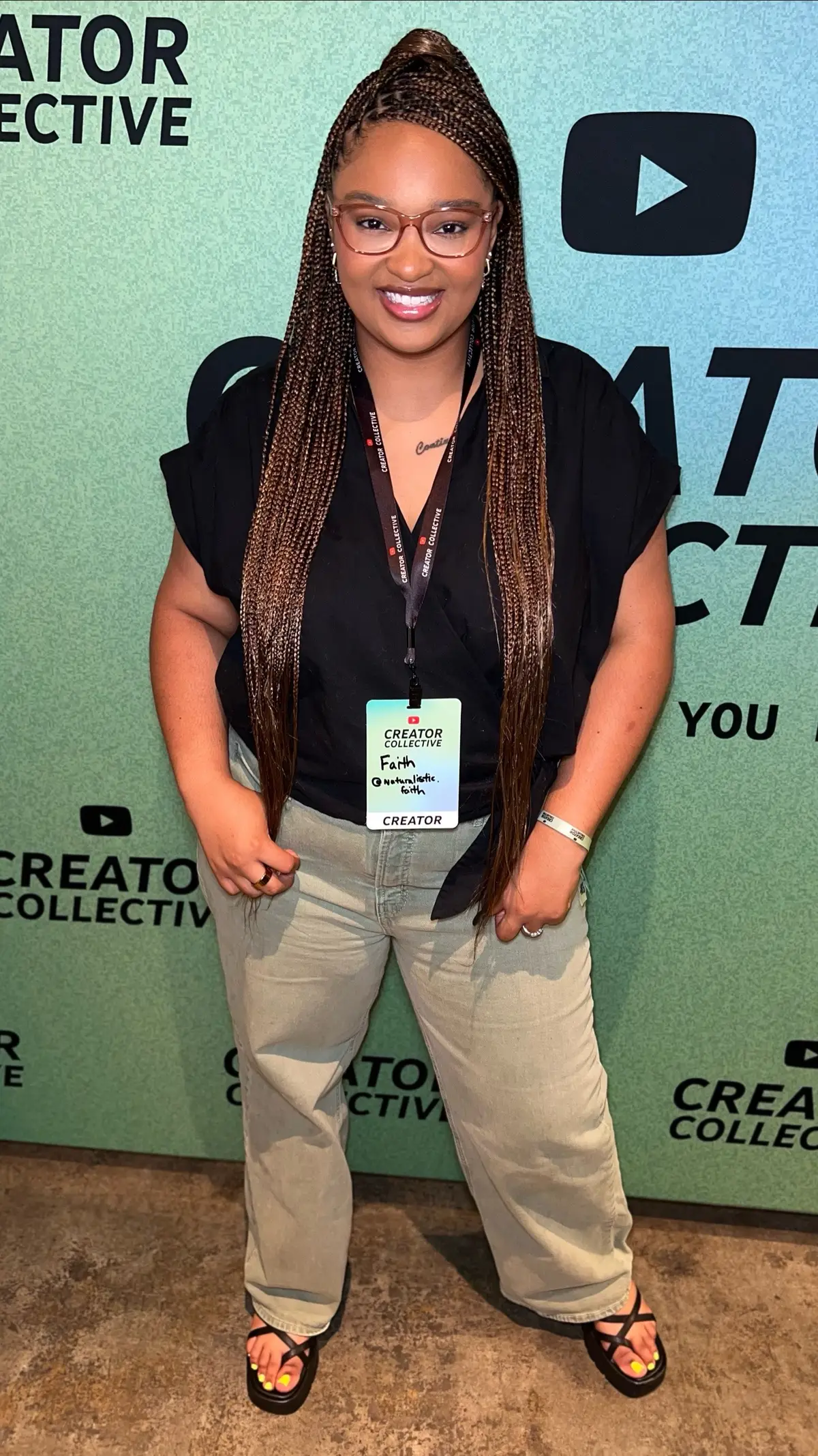 God doesn’t call the qualified, he qualifies the called. To say I’m not even monetized yet on YouTube, but still in attendance to this event is such a blessing. This is just a gentle reminder to me that although I’m not where I am, I’m not where I started and to keep going no matter what it is I’m doing in life and same to you! Four years ago I started my YouTube journey is first wow, but second so precious. A lot of people ask me why I started my YouTube journey. and the answer is I just wanted to share my life. People would always ask me. How do you do your hair and like how did you graduate college so fast and what new place have you eaten at just all the things and I said well why not sum it up in a video and so I did that and who knew doing that with end me up here. This was such a fun event, it was so great to meet some of my mutuals in real life, but also meet other creatives that I didn’t even know were in the area that are so amazing! This event was all about networking and you better believe I did just that!  @YouTube this is how you do an event and bring people together! Well done! PS: Shoutout out to all my friends and family who always support me behind the scenes. True blessings. 🫶🏽🥹 Cheers to my first but not last YouTube event! #youtubecreatorcollective #charlotte #youtuber #naturalhair #beauty #christiancontentcreator