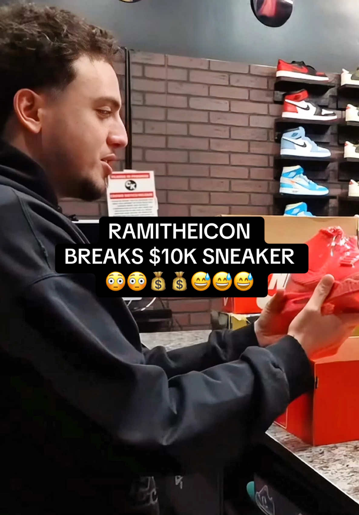 What would you do⁉️😱😅😅 #snkrsapp #sneakerhead #sneakernews #sneakerreseller 