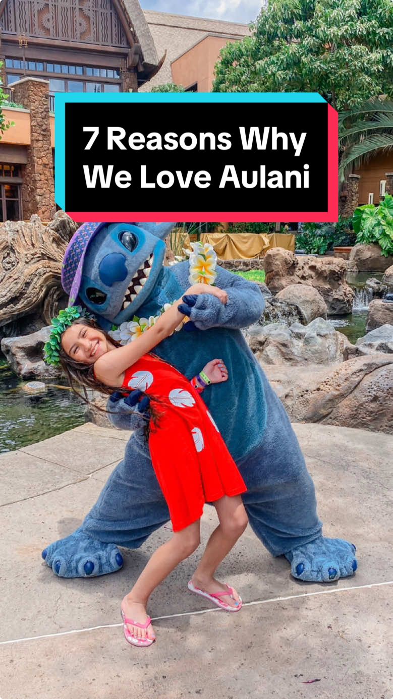 There’s a reason we keep coming back to Aulani, A Disney Resort & Spa… actually, SEVEN reasons! 🌺 That beach! Paddle boarding, boogie boarding, or just soaking in those sunsets—pure paradise. 🌺 The pools, lazy river, whirlpools & water slides—fun for every age (and yes, parents too!). 🌺 Character meet-and-greets—because there’s nothing like spotting Mickey in a Hawaiian shirt! 🌺 The food! Especially the luau—hands down one of the best on the island. And let’s not forget the Mickey-shaped shave ice, musubi, and yes… Dole Whips! 🌺 Family-friendly activities like the interactive Menehune Trail, snorkeling at Rainbow Reef, and even special seasonal events made with love by Cast Members (hello, Disney Movie Egg Hunts!). 🌺 Entertainment! Shake-A-Shaka pool party with Mickey, Goofy & Max showing up to dance it out and of course, the luau, hula, and more! 🌺 The magic of Disney + Hawaiian hospitality—the cast members treat us like their ohana.🥹  💫Bonus perk: We scored 30% off our stay just for being  @Disney Parks Disneyland magickey holders! Another reason we love having them—they unlock more than just park visits. #liloandstitch #aulani #aulanidisneyresort #aulanidisney #aulanihawaii #hawaii #disneyresorts #liloandstitchliveaction 