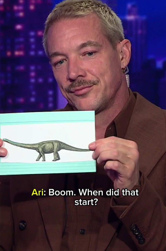 Three-time Grammy winner #Diplo shares the surprising story behind his name. 🦕  #diplodocus 
