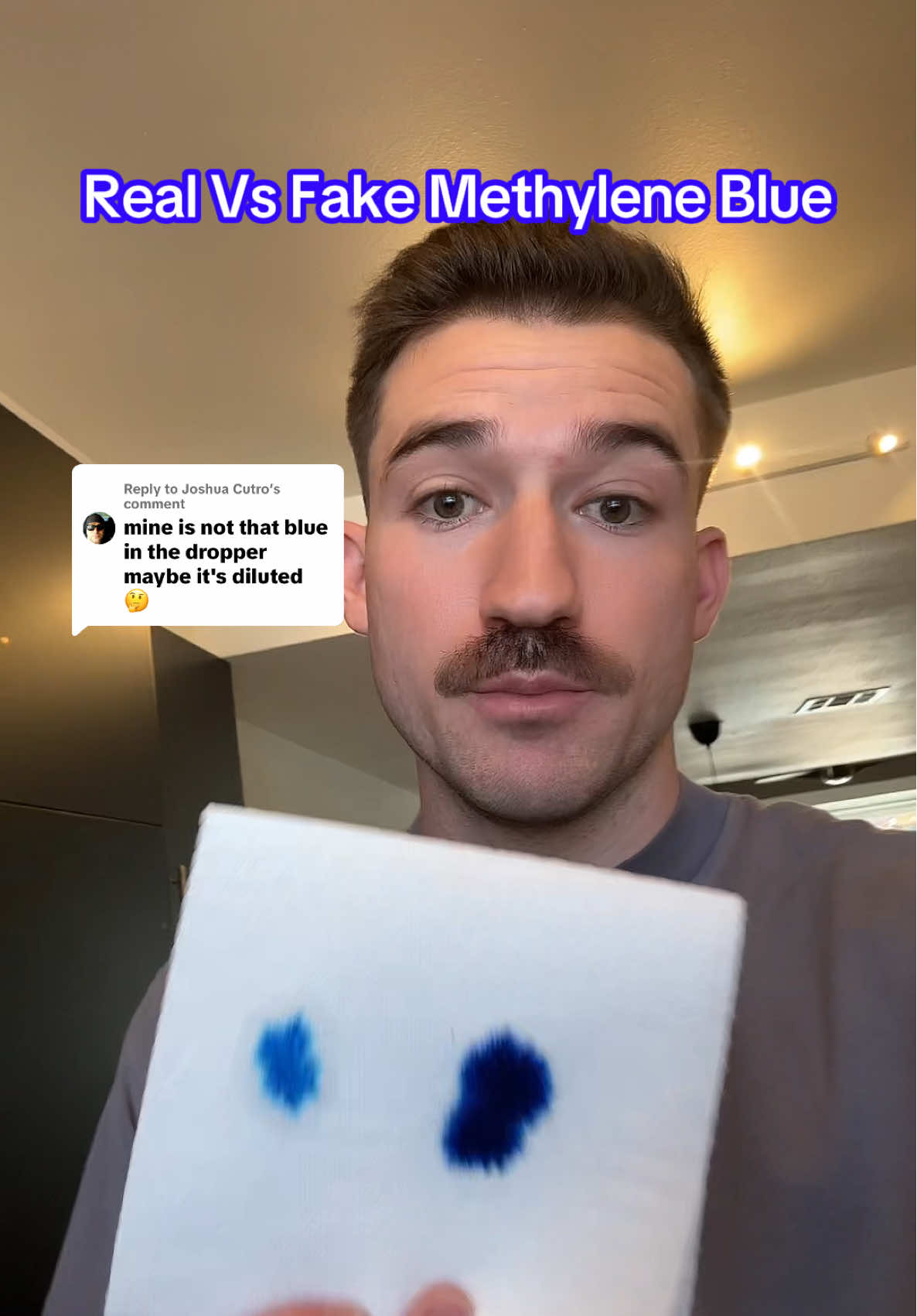Replying to @Joshua Cutro here’s a good visual methylene blue test