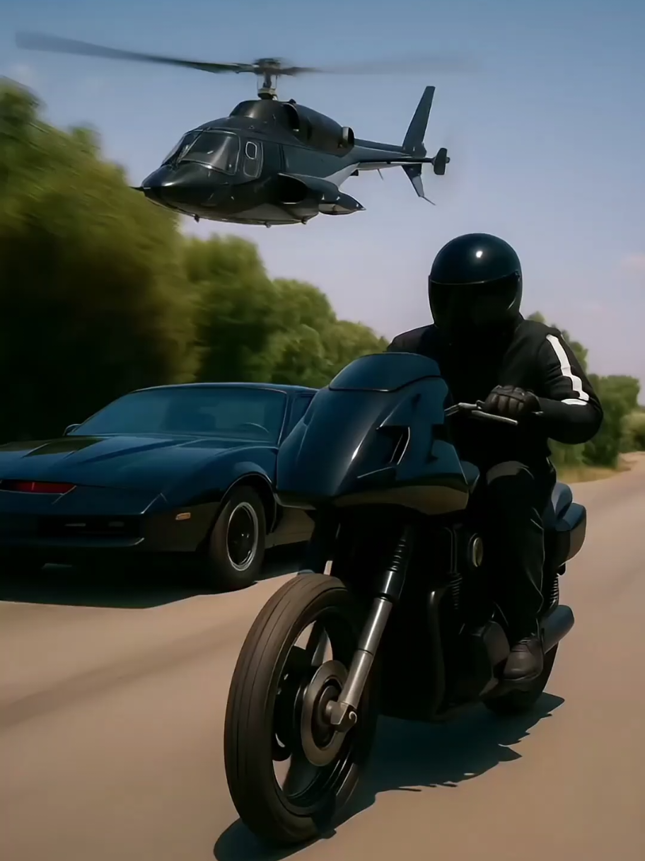 💣 Ruta 80s: KITT, Halcón Callejero y Airwolf a Máxima Potencia 🛣️🚀 #kitt #knightrider #streethawk #airwolf #retro #80 #series #tv #animation #videoviral #videos #viralvideos #ai #ia 