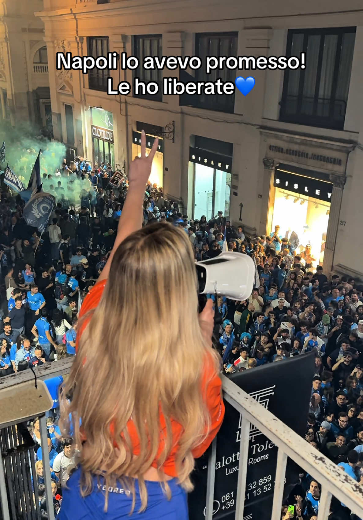 Per il Napoli tutto!💙 #perte #napoli #calcio #girl #italia #seriea #scudetto #campionato 