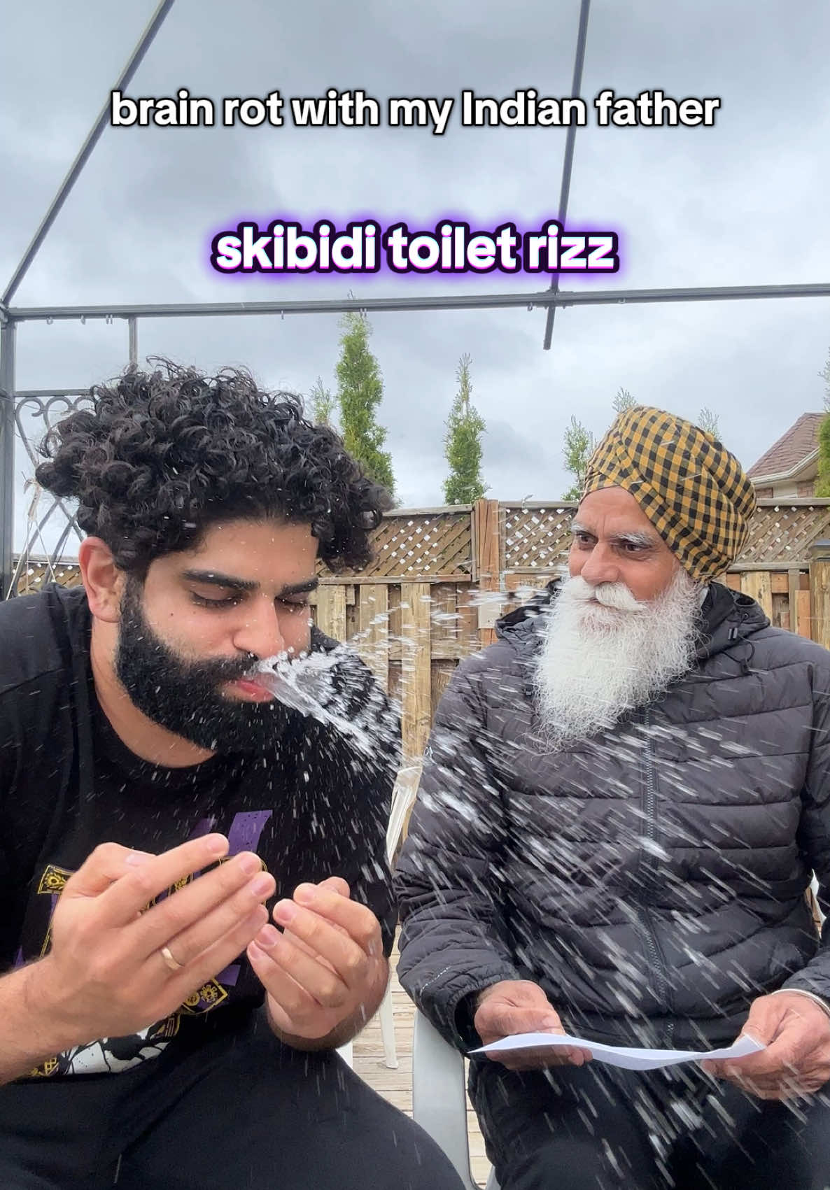 brain rot challenge with @Papa Sidhu  💀