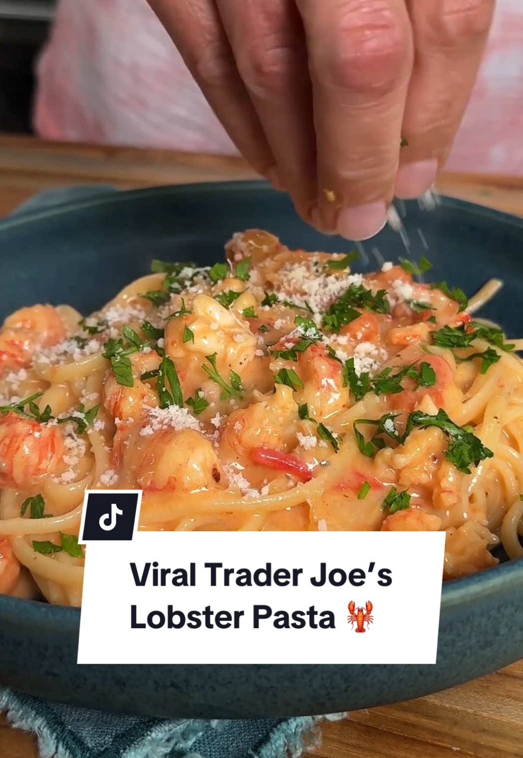 Nicole's feeding us pasta and lobster! 🦞🍝 Only twenty bucks, but tastes like a million! This Trader Joe's Lobster Pasta will be on REPEAT in the kitchen. Continue reading or click the 🔗 in our bio for the full details on the recipe.  Idea Credit: @Vinny  🧑‍🍳: @NicoleMcLaughlin  #traderjoes #lobster #pasta #traderjoesrecipes #seafood #pasta #easydinners #budgetfriendlymeals #summerdinners #dinner