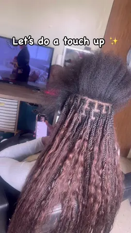 How would they know ?🧐 looks good as new✨ Tip: if you get the extra boho / bora style, you can literally brush them out  May appointments available 💗 claim your spot now 🥳 #bohemianknotlessbraids #knotlessbraidsnyc #borabora #brooklynbraider #fyp #hairtransformation #explorepage✨ 