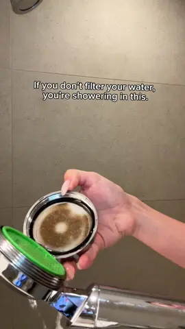Water filtration is a must 🚿🫶🤍🫧 #waterfilter #showerfilter #filtration 